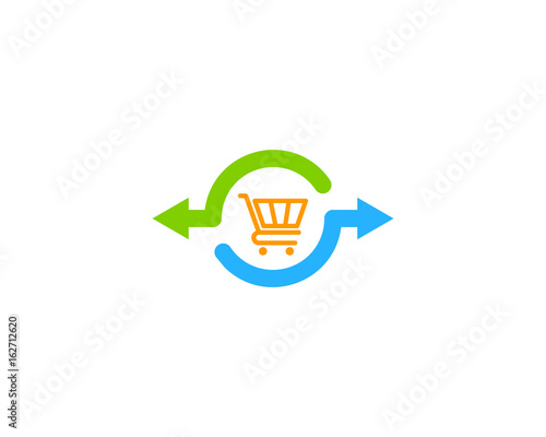 Shop Share Icon Logo Design Element