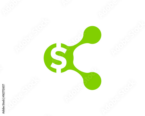 Money Share Icon Logo Design Element