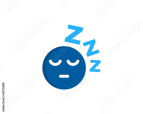 Sleep Icon Logo Design Element