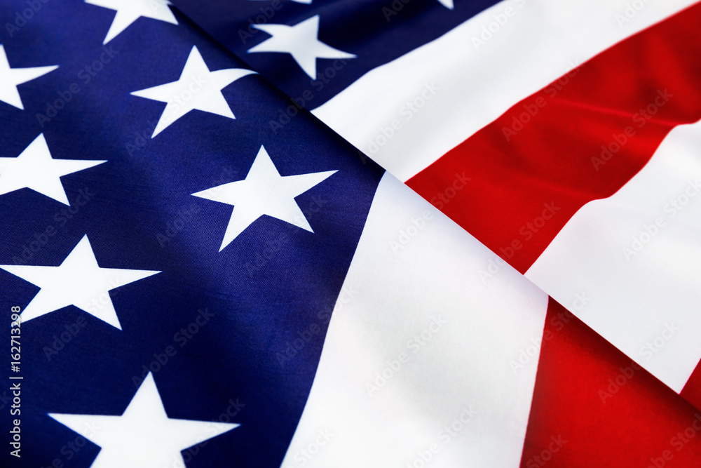 Fototapeta premium Flag of the United States.Studio shot