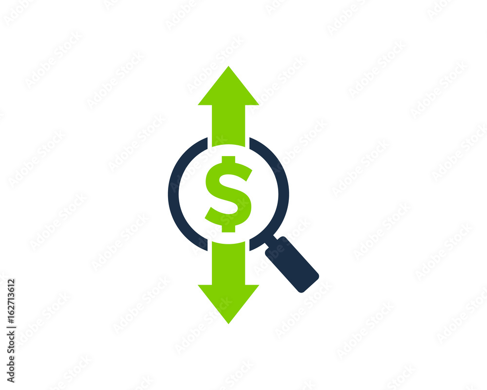Dollar Search Stock Market Business Icon Logo Design Element Dollar Search Stock Market Business Icon Logo Design Element