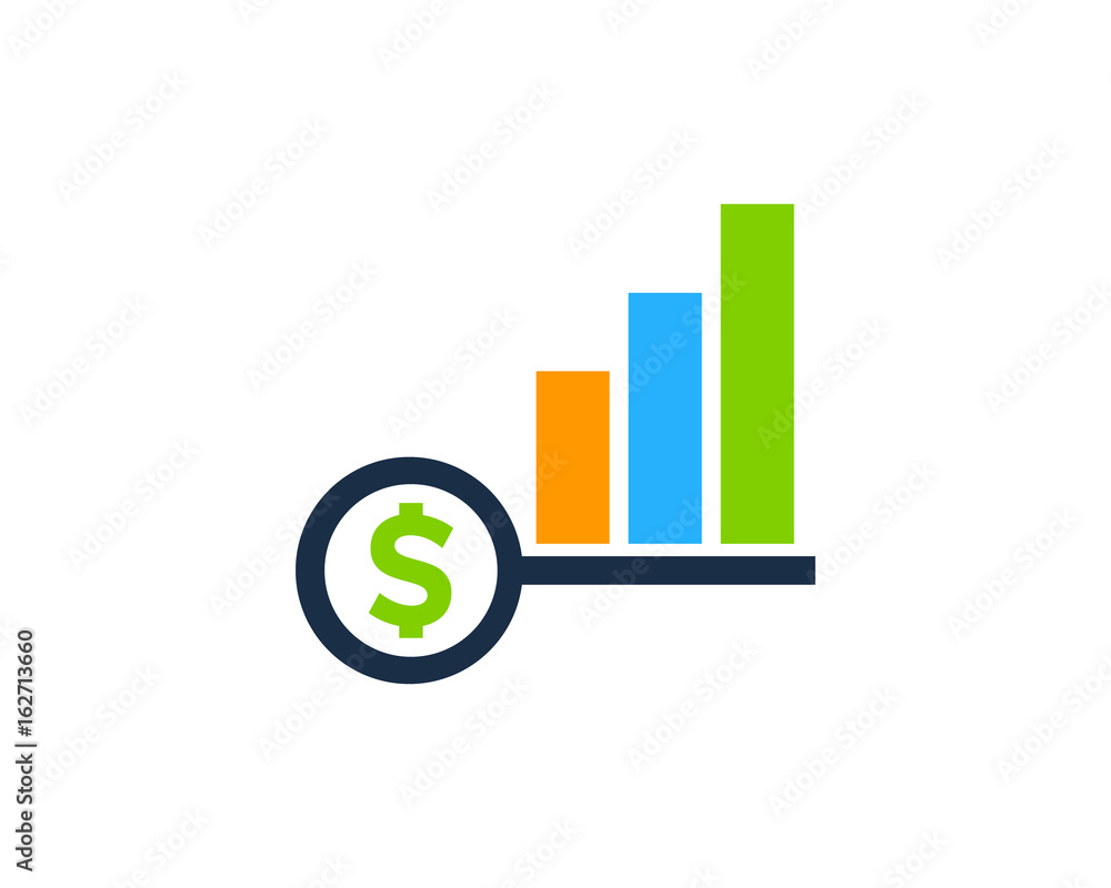 Dollar Report Stock Market Business Icon Logo Design Element Dollar Report Stock Market Business Icon Logo Design Element