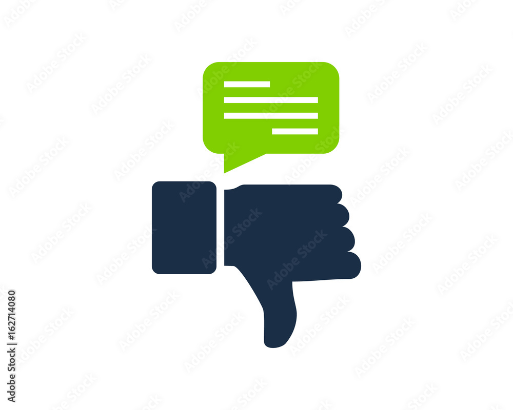 Dislike Review Testimonial Icon Logo Design Element Dislike Review Testimonial Icon Logo Design Element