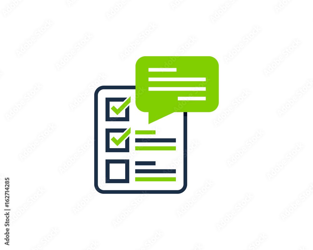 Survey Review Testimonial Icon Logo Design Element Survey Review Testimonial Icon Logo Design Element