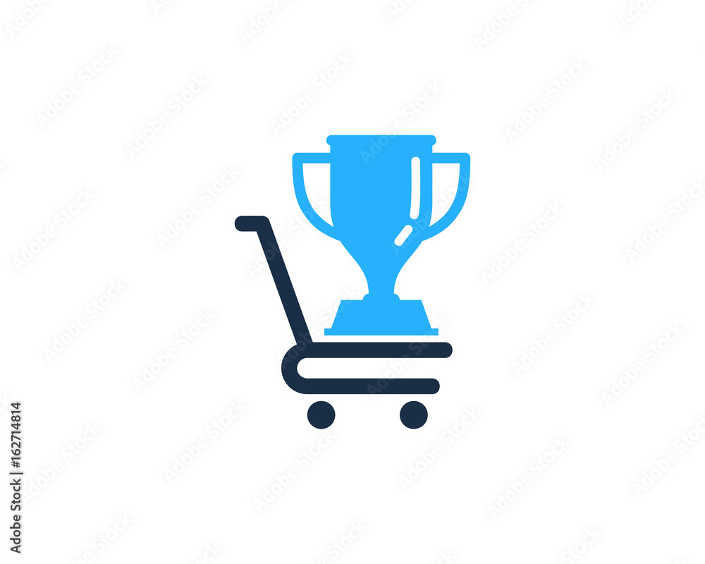 Shop Trophy Icon Logo Design Element Shop Trophy Icon Logo Design Element