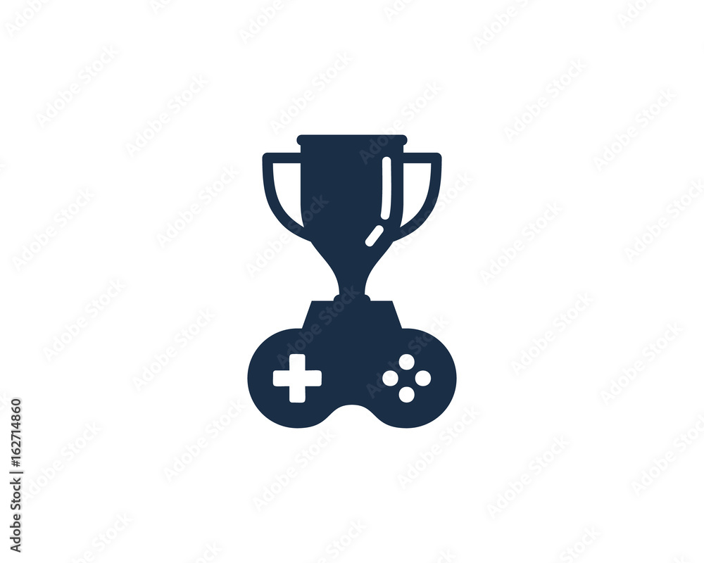 Trophy Game Icon Logo Design Element Trophy Game Icon Logo Design Element