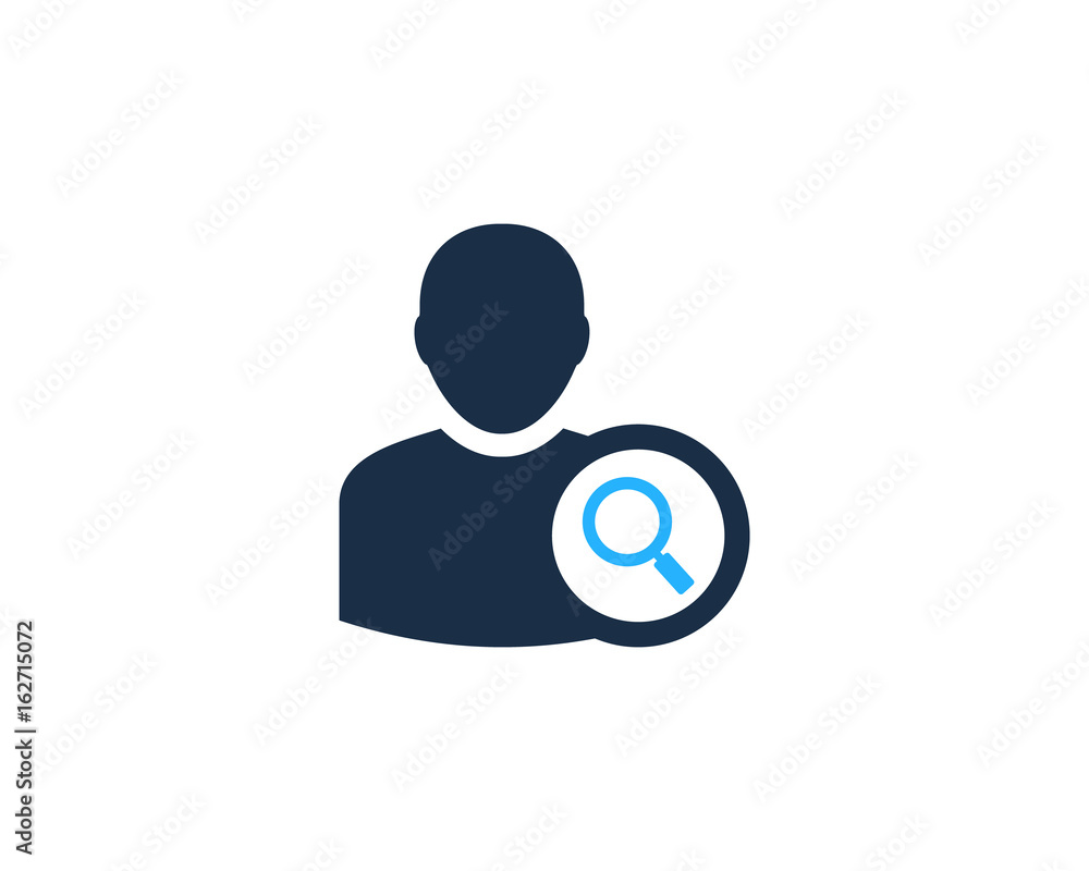 Search User Icon Logo Design Element Search User Icon Logo Design Element