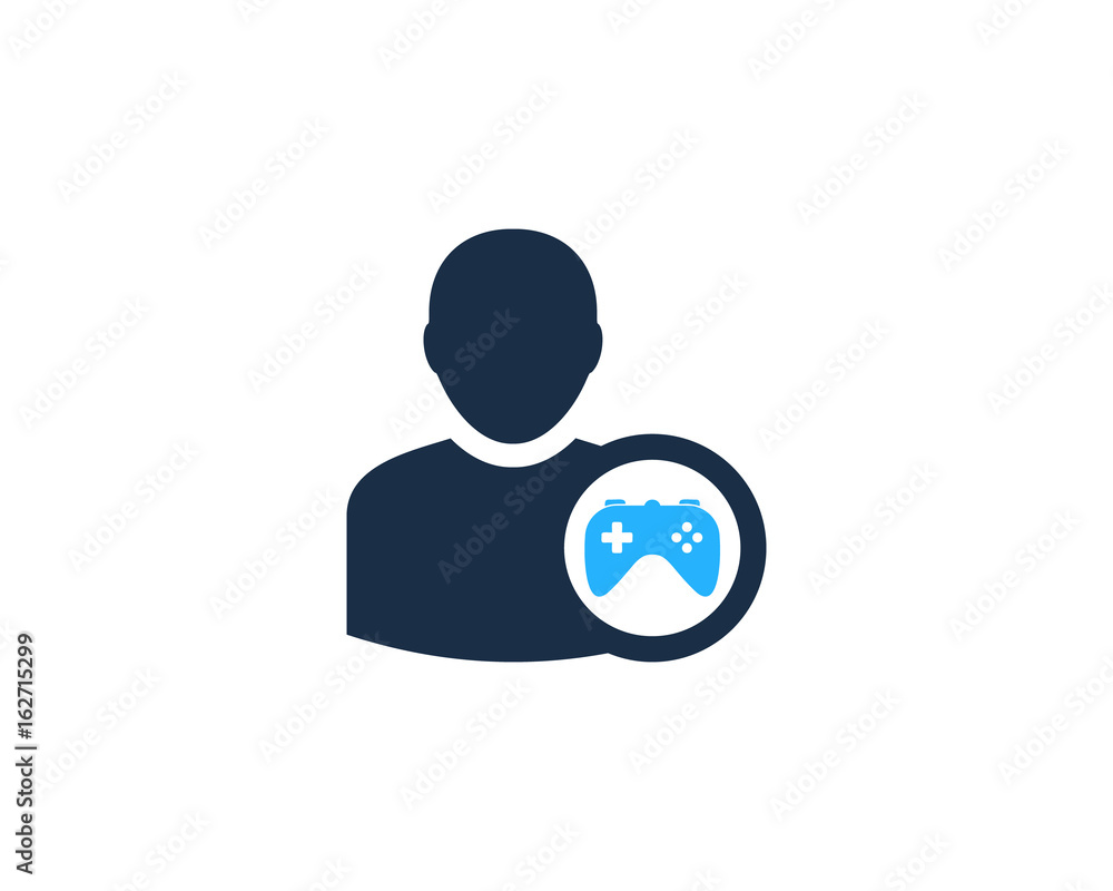 User Game Icon Logo Design Element User Game Icon Logo Design Element