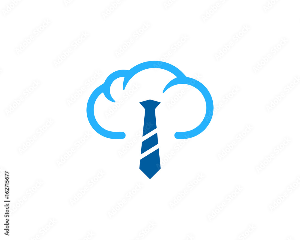 Cloud Job Icon Logo Design Element Cloud Job Icon Logo Design Element