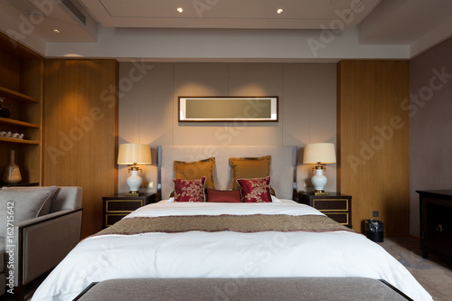 interior of luxury bedroom