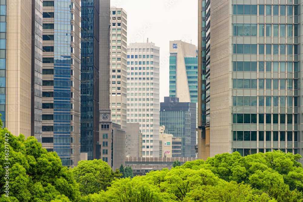 東京のビル群 東京のビル群