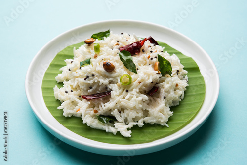 Billede på lærred Curd Rice / Dahi Bhat / Dahi Chawal - Basmati rice mixed with yogurt or curd and