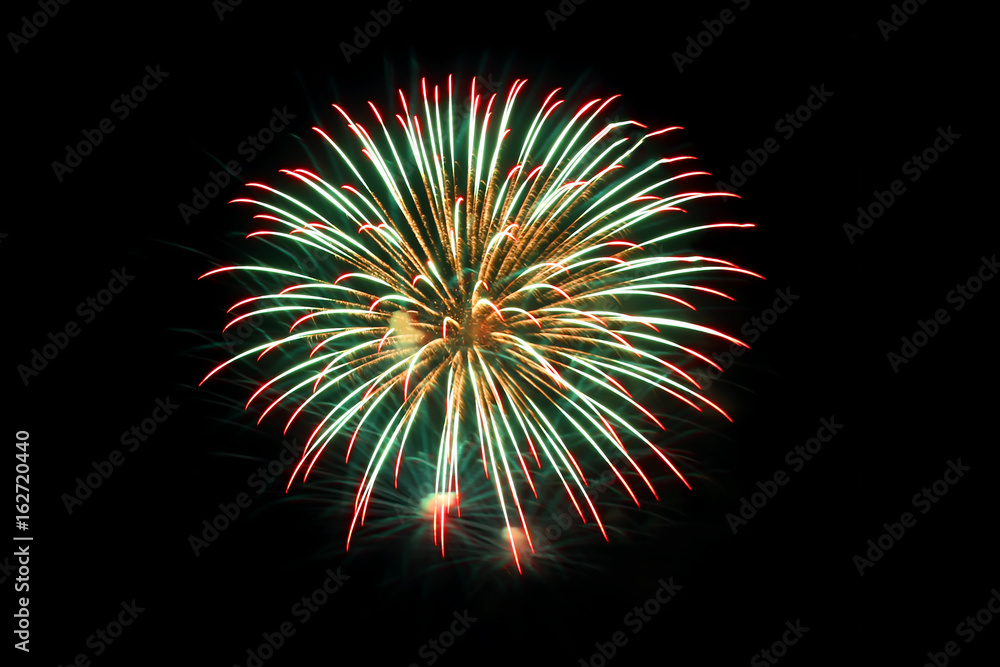 Fireworks light up in the sky, dazzling scene. Fireworks light up in the sky, dazzling scene.