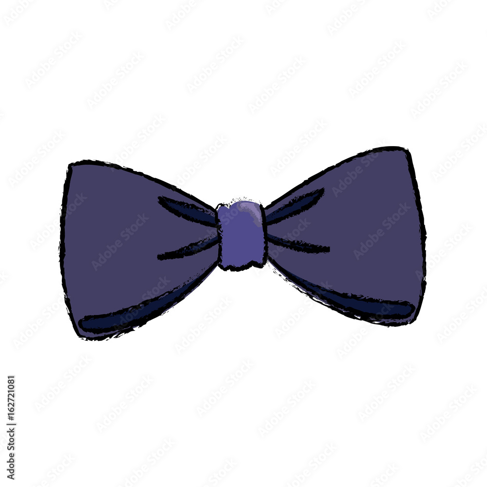 bow decoration elegant ribbon image vector illustration bow decoration elegant ribbon image vector illustration