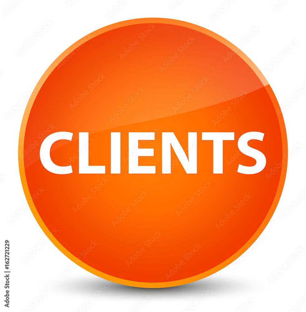 Clients elegant orange round button Clients elegant orange round button