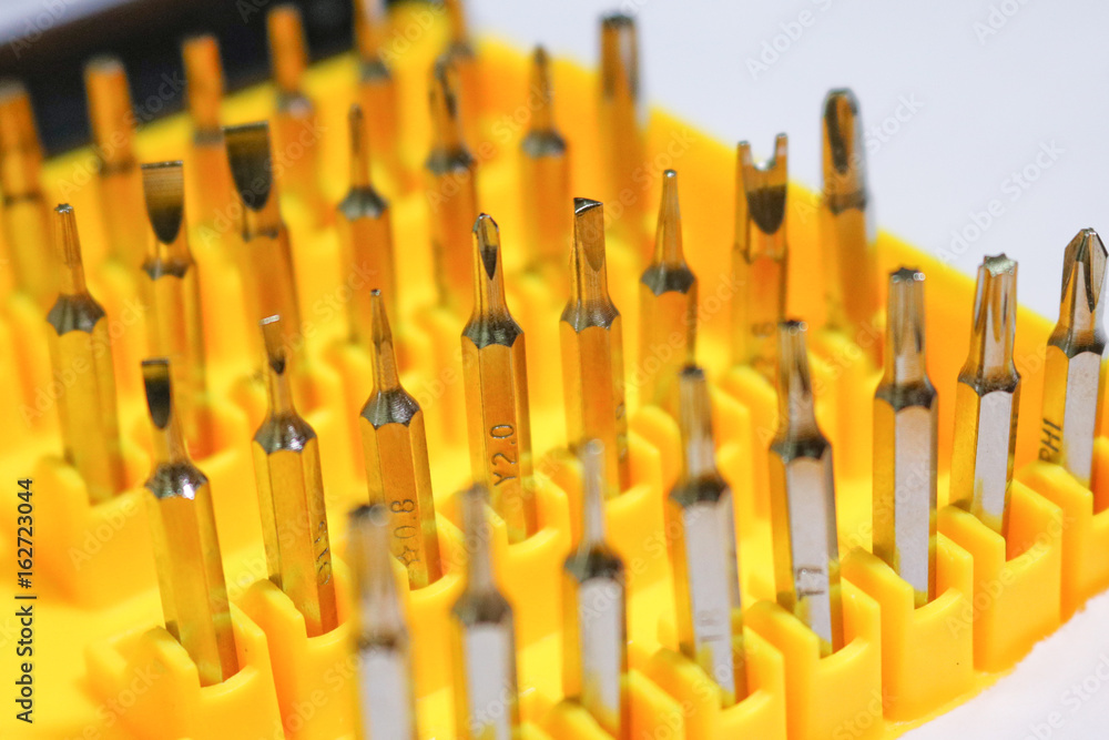 Fototapeta premium Small screwdriver set