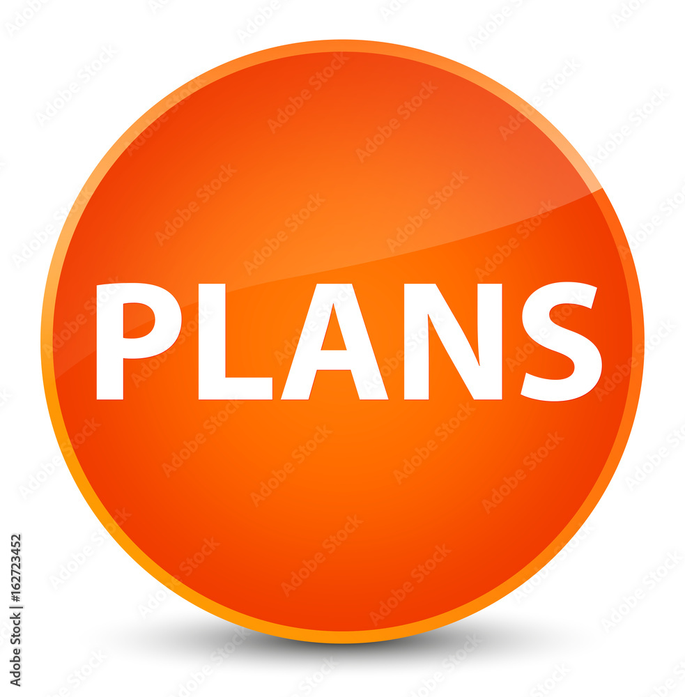 Plans elegant orange round button Plans elegant orange round button