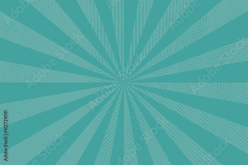 Rays pop art background. retro vector illustration