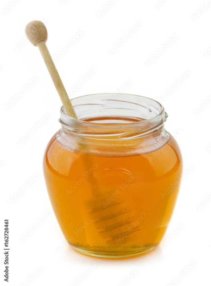 Honey pot and dipper Honey pot and dipper