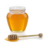 Honey jar and dipper