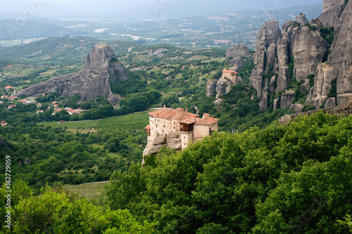 Monastery in mountains of Greece