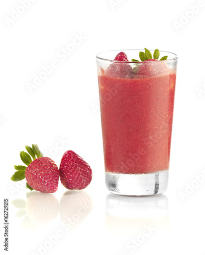 Strawberries smoothie