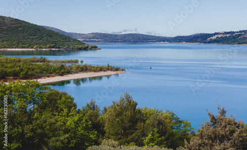 Schöne See Landschaft Natur Lac Sainte Croix Frankreich