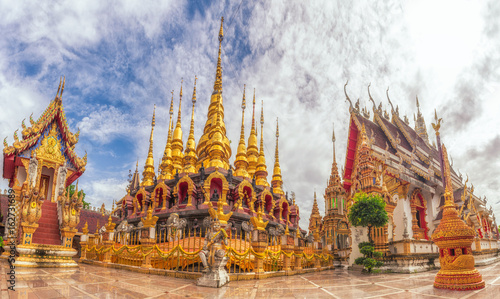 Phra Borommathat 30 pagoda in Wat prathatsuthone province Phrae,Thailand photo