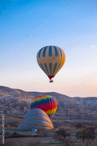 hot air balloon at Cappadocia, Turkey