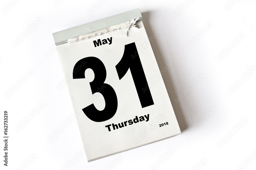 31. May 2018 31. May 2018