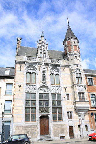 Historic mansion in downtown Binche, Wallonie, Belgium