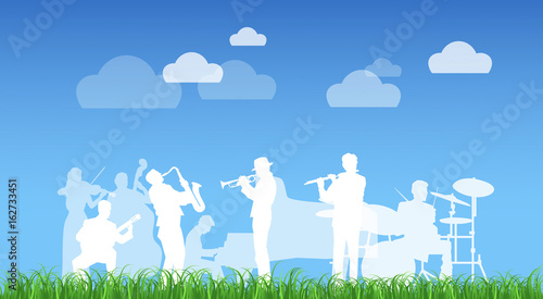 musicisti, musica, concerto, festa