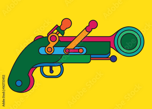 Vibrant Vintage Blunderbuss