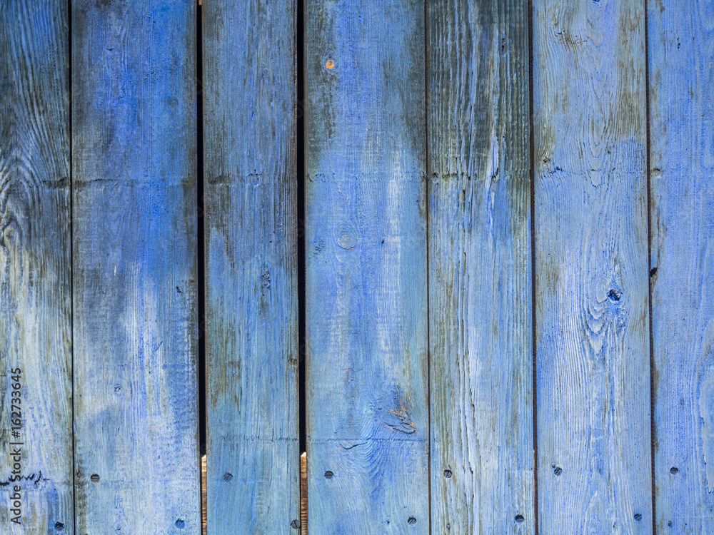 Obraz premium Blaue Holztextur