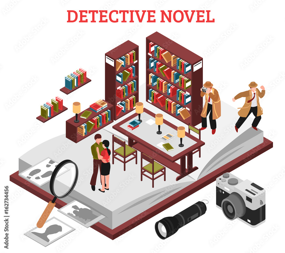 Detective Novel Design Concept Detective Novel Design Concept