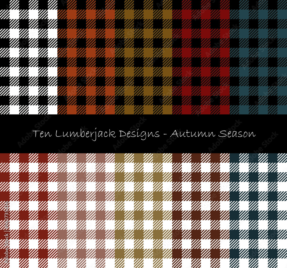 Ten Lumberjack Designs - Autumn Season Theme Ten Lumberjack Designs - Autumn Season Theme