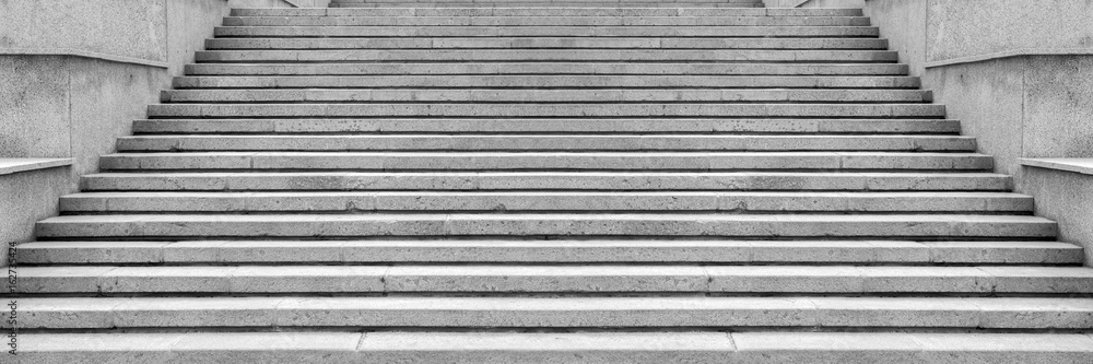 Fototapeta Starzy Granitowi schodki kroczą tło - budowa szczegół.