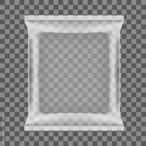 Transparent Food Snack Plastic Pillow Bag