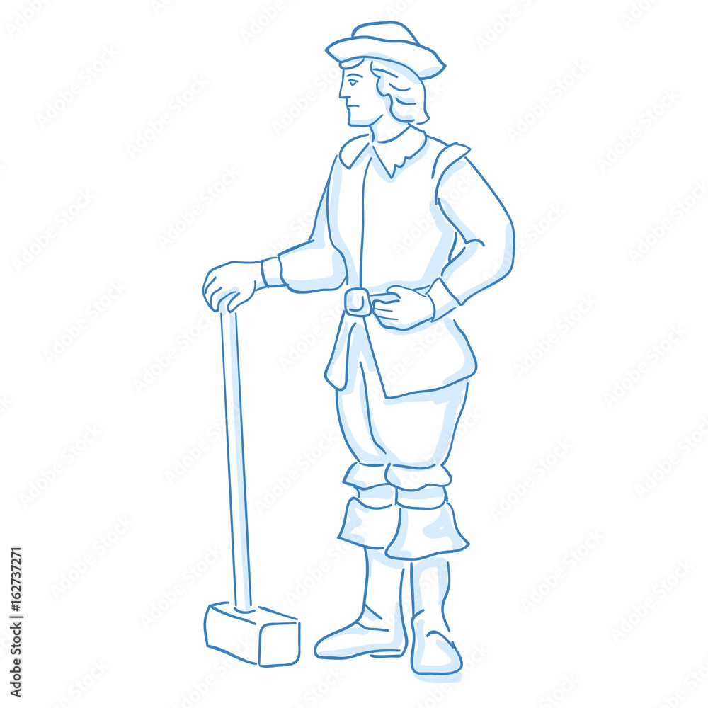 medieval-hammer-drawing