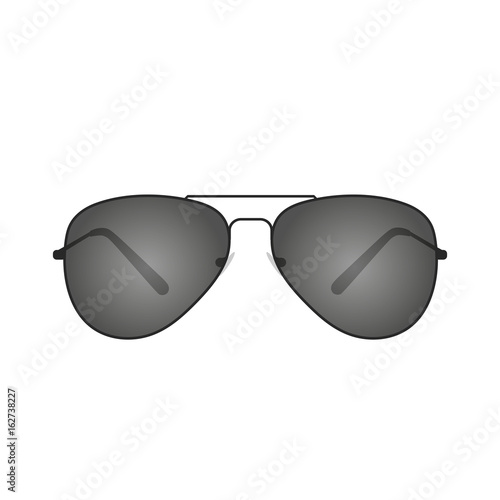 Aviator sunglasses isolated vector