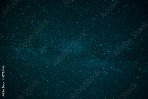 Milk way and stars in night sky © Andrii Nekrasov