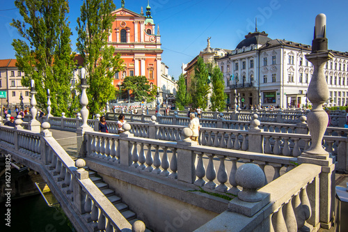 Romantic Ljubljana city center
