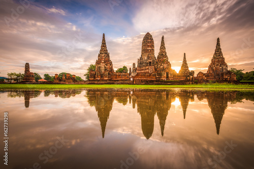 Ayutthaya, Thailand at Wat Chaiwatthanaram © SeanPavonePhoto