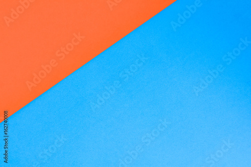 colorful blue and orange paper background