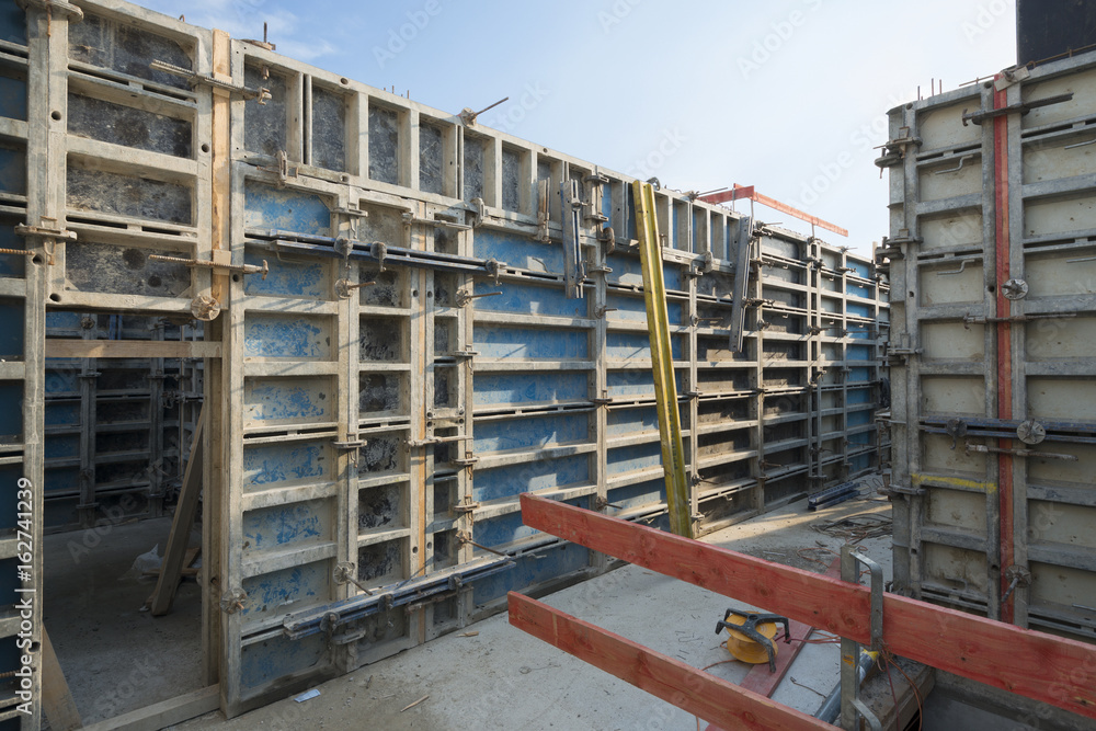 Cladding Civil Work construction site concrete works cladding Stock Photo | Adobe Stock