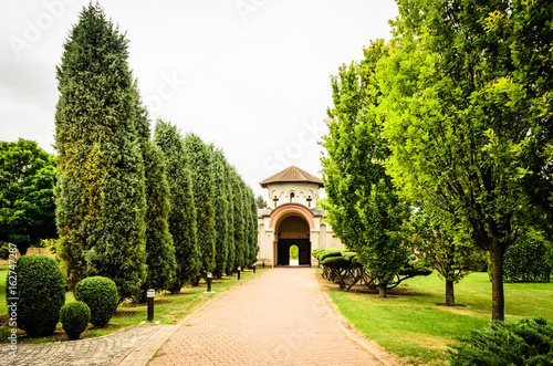 Entrance gate Orthodox Monastery Kovilj 
