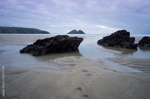 Holywell bay cornwall england uk between newquay and perranporth  photo