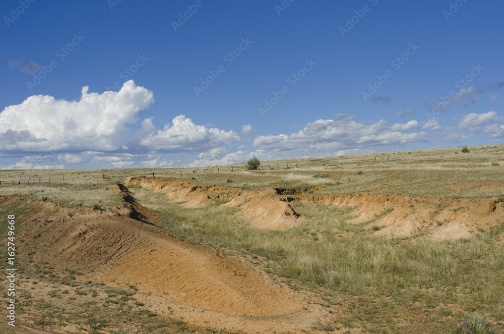 Santa Fe Trail Ruts on the Mountain Branch Santa Fe Trail Ruts on the Mountain Branch
