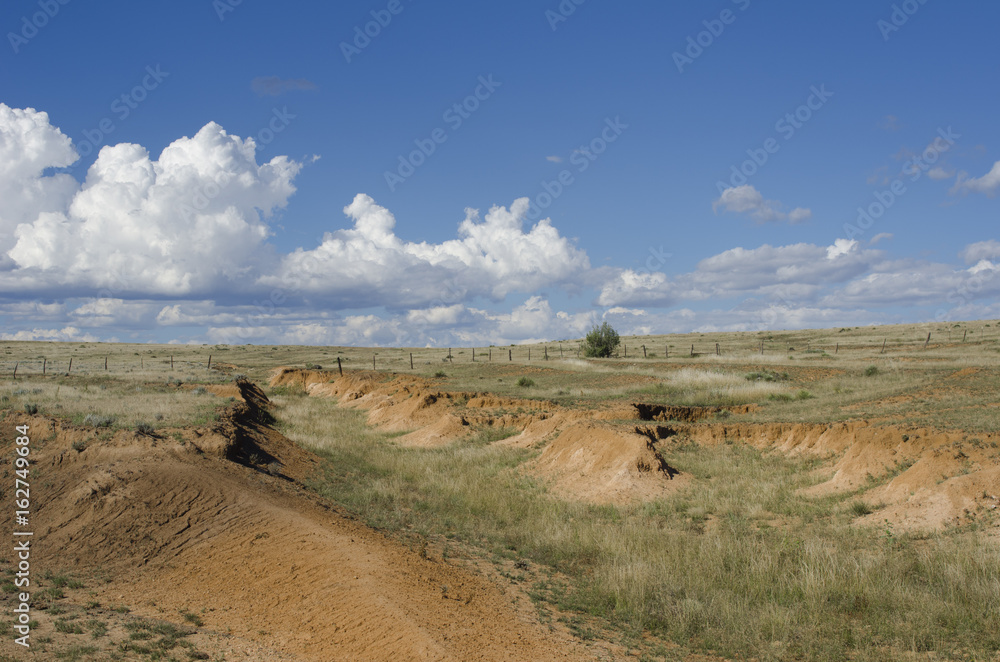 Santa Fe Trail Ruts on the Mountain Branch Santa Fe Trail Ruts on the Mountain Branch