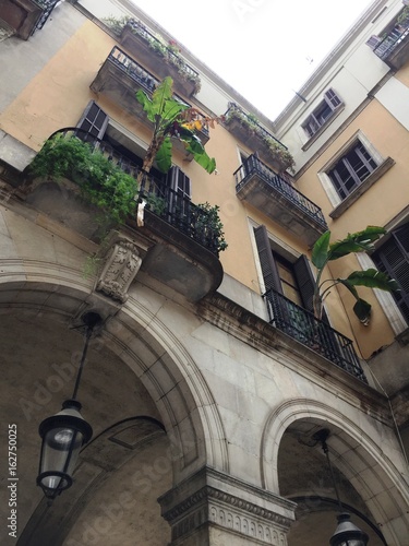Architecture in the Gothic Quarter (Barcelona, Spain)